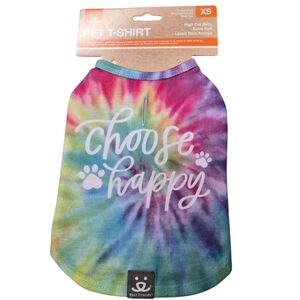 Best Friends Tie-Dye Dog T-Shirt X-Small